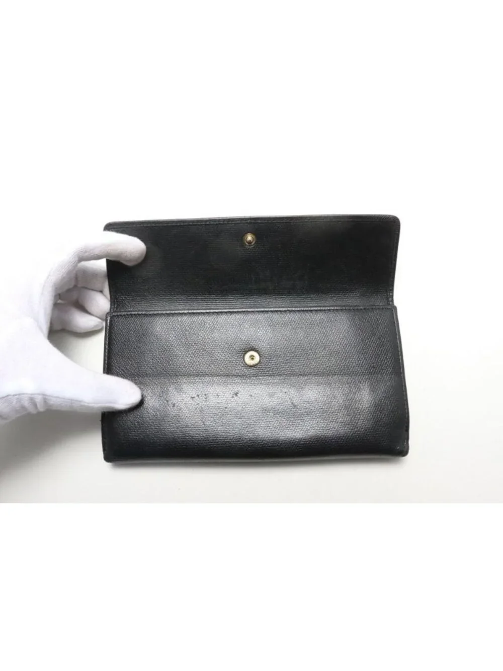 Chanel Leather Wallet Black